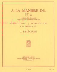 cover A LA MANIERE DE #4 TIMPANI SOLO cover
